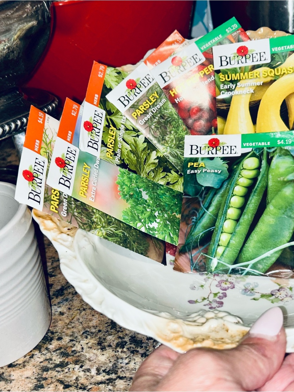 Premium Selection $50 Vegetable Seed Packets Including Little Gray Potting - Picture 3 of 7